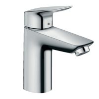 Змішувач для умивальника Hansgrohe Logis 100 LowFlow із зливним гарнітуром, хром (71104000)
