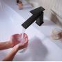 Змішувач Hansgrohe Tecturis E 110 для умивальника, Matt Black (73010670)