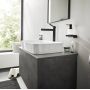 Змішувач для умивальника Hansgrohe Finoris 260 з донним клапаном push-open, Matt Black (76070670)