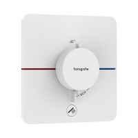 Термостат прихованого монтажу Hansgrohe ShowerSelect Comfort Q HighFlow на 1 функцію, Matt White (15589700)
