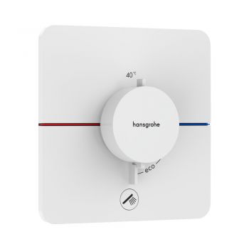 Термостат прихованого монтажу Hansgrohe ShowerSelect Comfort Q HighFlow на 1 функцію, Matt White (15589700)