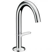 Змішувач для умивальника AXOR ONE Select 140 з донним клапаном push-open, хром (48010000)
