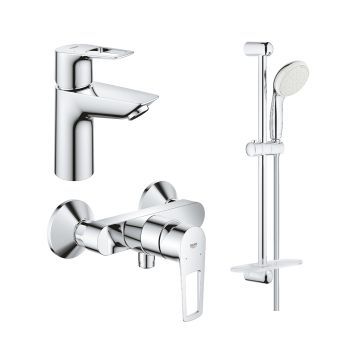 Набір змішувачів Grohe Bauloop New S 3 в 1 для душу, хром (123220SAN)