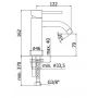 Paffoni Light LIG 075 NO Змішувач для раковини
