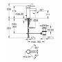 Змішувач для раковини Grohe 32898001 Essence New