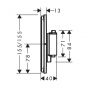 Термостат Hansgrohe Showerselect Comfort E 15572670