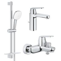 Набір змішувачів для ванної Grohe Eurosmart Cosmopolitan 3 в 1, хром (UA126112M3)