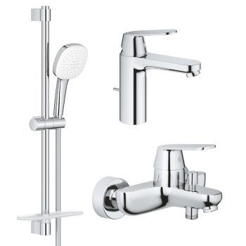 Набір змішувачів для ванної Grohe Eurosmart Cosmopolitan 3 в 1, хром (UA126112M3)