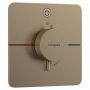 Термостат скрытого монтажа Hansgrohe ShowerSelect Comfort Q на 1 функцию, Brushed Bronze (15581140)