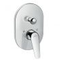 Змішувач для ванни Hansgrohe Novus 200 прихованого монтажу в комплекті з Ibox, хром (71047180)