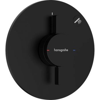 Змішувач для душу Hansgrohe прихованого монтажу DuoTurn S на 1 функцію, Matt Black (75618670)