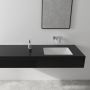 Змішувач для умивальника настінний Hansgrohe Vernis Shape 205 мм, чорний матовий (71578670)