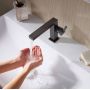 Змішувач Hansgrohe Tecturis E 110 Fine CoolStart для умивальника, Matt Black (73020670)