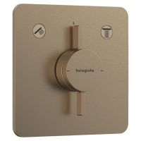 Змішувач прихованого монтажу Hansgrohe DuoTurn 2 споживача, бронза (75414140)