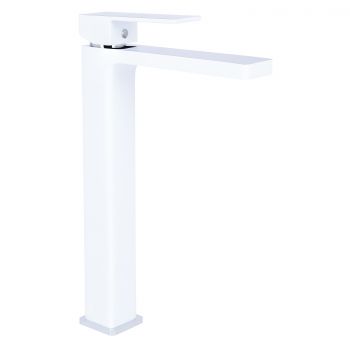 Смеситель для раковины Qtap Gemini высокий QTGEM269CRW45679 Chrome/White
