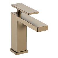Змішувач для раковини Hansgrohe Tecturis E без зливного гарнітуру, бронза (73011140)