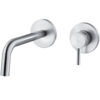 Змішувач для раковини Paffoni Light, що вбудовується, Steel (LIG006ST70)