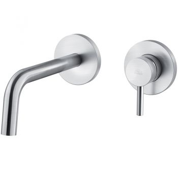 Змішувач для раковини Paffoni Light, що вбудовується, Steel (LIG006ST70)