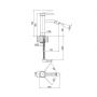 Смеситель для биде Qtap Robin QTROB2060102K Black Chrome