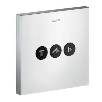 Запорный вентиль AXOR ShowerSelect Sguare на 3 режима, хром (36717000)