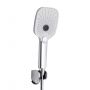 Смеситель для ванны Qtap Gemini Loop с поворотным изливом (c душевым гарнитуром) QTGEM260CRM45701 Chrome