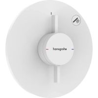 Змішувач для душу Hansgrohe прихованого монтажу DuoTurn S на 1 функцію, Matt White (75618700)