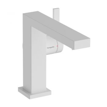 Змішувач для умивальника Hansgrohe Tecturis E 110 Fine CoolStart, Matt White (73020700)