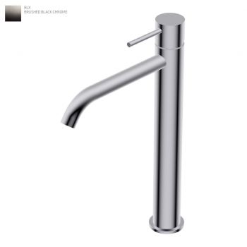 Смеситель для умывальника Ritmonio Diametro35 S однорычажный, накладной, Brushed Black Chrome (PR52AF201BLX)
