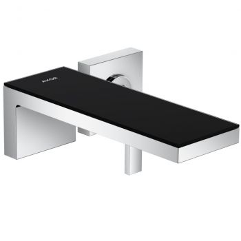 Змішувач для умивальника AXOR MyEdition 221 зі стіни, Chrome Black Glass (47060600)