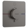 Термостат скрытого монтажа Hansgrohe ShowerSelect Comfort Q на 1 функцию, Brushed Black Chrome (15581340)