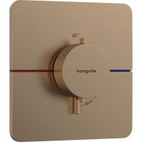 Термостат прихованого монтажу на 1 споживач Hansgrohe ShowerSelect Comfort Q для душу, Brushed Bronze (15588140)