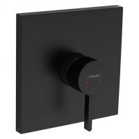Змішувач для душу прихованого монтажу Hansgrohe Finoris верхня частина, чорний матовий (76615670)