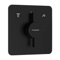 Змішувач прихованого монтажу Hansgrohe DuoTurn 2 споживача, Matt Black (75414670)