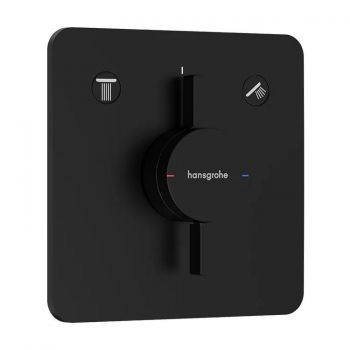 Змішувач прихованого монтажу Hansgrohe DuoTurn 2 споживача, Matt Black (75414670)