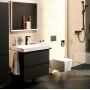 Смеситель Hansgrohe Tecturis E 210 Fine CoolStart для умывальника с поворотным изливом, Matt Black (73060670)