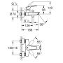 Змішувач для ванни Grohe Eurosmart 33300003