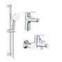 Набор смесителей для ванны 3 в 1 Euroeco New UA123226M0 Grohe