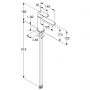 Kludi 422825375 KLUDI-RENON Смеситель д/раковины 110, белый матовый