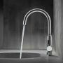 Смеситель для умывальника AXOR Uno 240 с ручкой Loop и донным клапаном, хром (38036000)