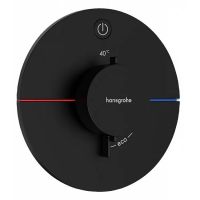 Термостат прихованого монтажу Hansgrohe ShowerSelect Comfort S на 1 функцію, Matt Black (15553670)