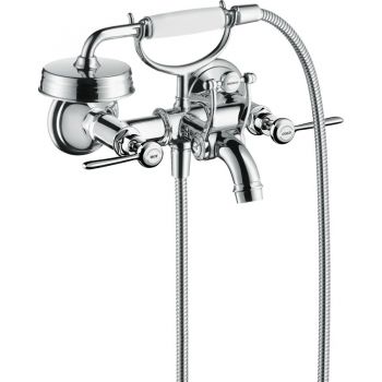 Смеситель настенный для ванны AXOR Montreux Lever с ручным душем, хром (16551000)