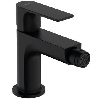 Змішувач для біде Hansgrohe Rebris E з донним клапаном pop-up, Matt Black (72211670)