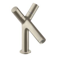 Змішувач AXOR Starck 130 Pin для умивальника, Brushed Nicel (10030820)