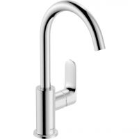 Смеситель для умывальника Hansgrohe Rebris S 210 подвижный носик, с донным клапаном pop-up, Chrome (72536000)