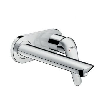 Змішувач для умивальника Hansgrohe Novus зі стіни прихованого монтажу в комплекті з Ibox, хром (71127180)