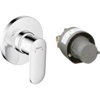 Змішувач для душу Hansgrohe Vernis Blend 70 прихованого монтажу з mini Ibox, Chrome (71663000)