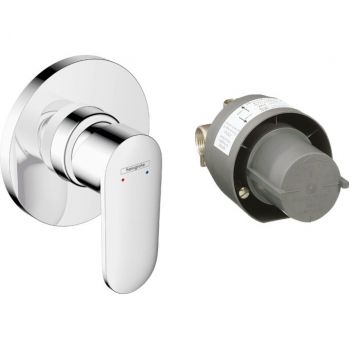 Змішувач для душу Hansgrohe Vernis Blend 70 прихованого монтажу з mini Ibox, Chrome (71663000)