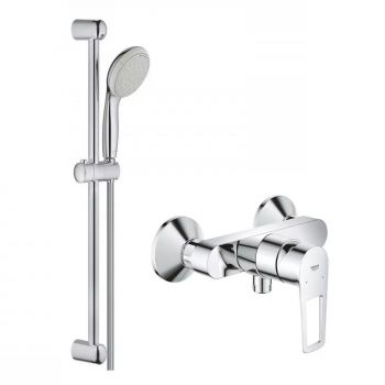 Смеситель для душа Grohe BauLoop New, Душевой гарнитур Grohe New Tempesta Classic, хром (23634001_27598001)