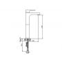 Newarc Aqua 941001W Смеситель для раковины