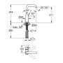 Змішувач для раковини Grohe Essence 24177KF1